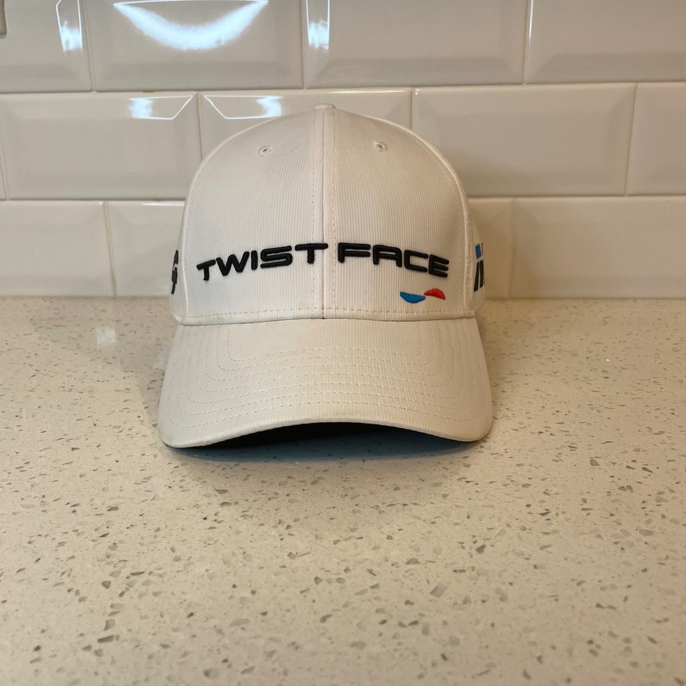 TaylorMade Twist Face M3 M4 Golf Hat White Adjustable Performance Baseball Cap